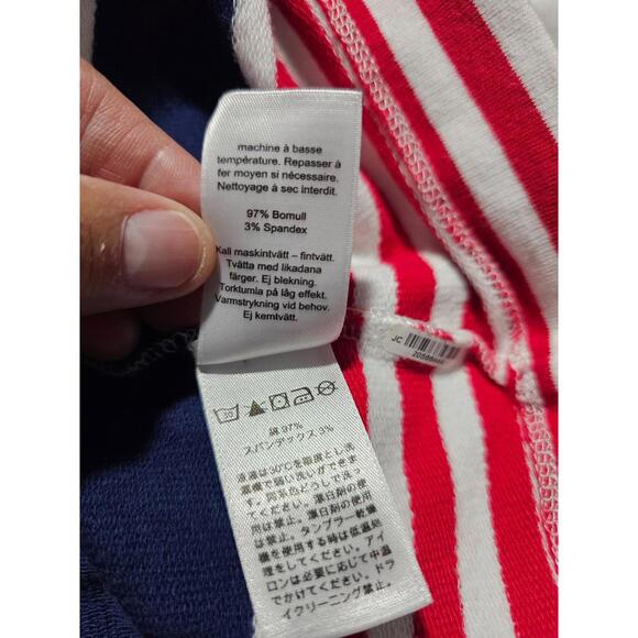 Women's Vineyard Vines Striped Dress Short Sleeve Red White Blue Size X Small - Picture 5 of 13